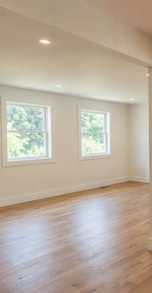 Completed home addition in Los Angeles featuring modern finishes and expanded living space
