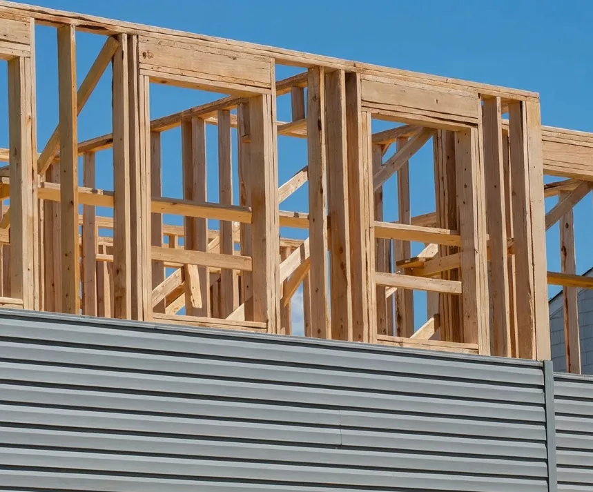 Second-story addition construction in Los Angeles